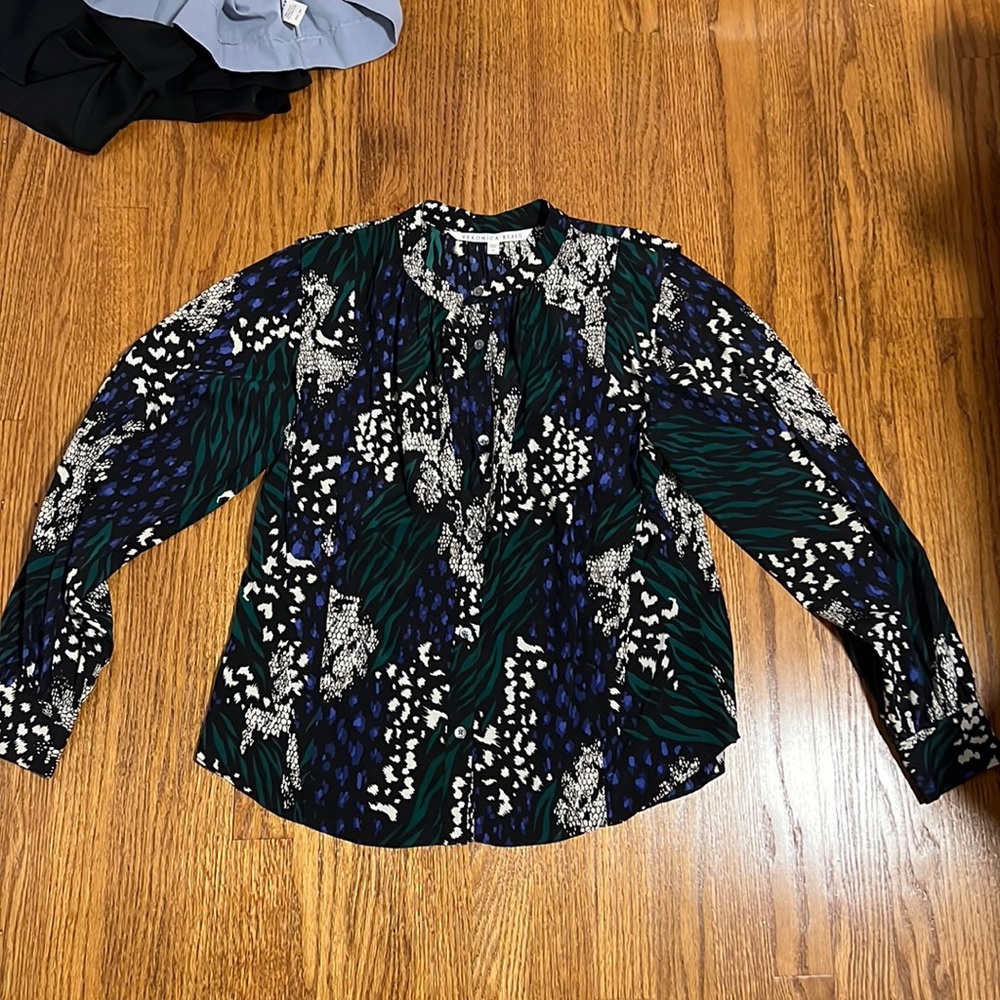 Gorgeous Veronica Beard Silk Top Size 10